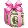 Iphone emoji Navidad rosa 🩷🎀 5