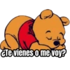 ¿Te vienes o me voy?