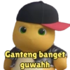Dino Kuning Nailoong Sticker92 28