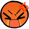 Emoji iphone marah / angry 9