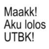 Maakk! Aku lolos UTBK!