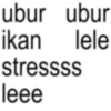 ubur ubur ikan lele stressss leee