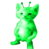 Memes - Gato Alien Verde 🟢🐈 7