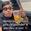 S demorou demais pra responder perdeu a vez X