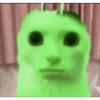 Memes - Gato Alien Verde 🟢🐈 16