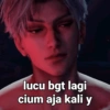 lucu bgt lagi cium aja kali y