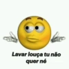 Lavar louça tu não quer né