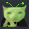 Memes - Gato Alien Verde 🟢🐈 5