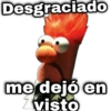 Desgraciado me dejó en visto