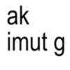 ak imut g