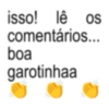 isso! lê os comentários... boa garotinhaa