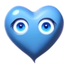 Heart Blue 22