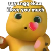 Dino Kuning NailoongStickerRq4 11