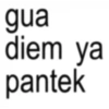 gua diem ya pantek