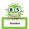 85 Stay Home & play Tambola Number tambolaTickets.com Grandma