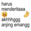 harus menderitaaa akhhhggg anjing emangg