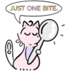 JUST ONE BITE.