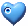 Heart Blue 11