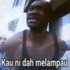 Stiker meme hitam😂 10