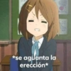 *se aguanta la erección*