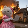 Hello kitty working 14