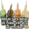 @rose.stickers1 Velitas para alejar las malas vibras g las envidias