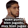 buen punto bien jugado, muy bien jugao Ge