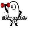 0+0 @Harley Stickers Estoy cansado Jefe