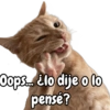 Oops... ¿lo dije o lo pensé?