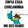 ENFIA ESSA COREANINHA Cagentep peny NO SEU RABO!
