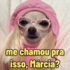 me chamou pra isso, Márcia?