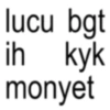 lucu bgt ih kyk monyet