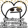 2025 Gracias por geysiov estar conmigo, Feliz año nuevo