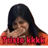 Triste kkkk