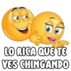 LO RICA QUE TE VES CHINGANDO