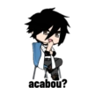 acabou?
