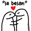 se besan @Harley Stickers