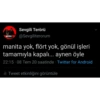 Sevgili Terörü
SEVGILL @Sevgiliterorum
manita yok, flört yok, gönül işleri
tamamıyla kapalı... aynen öyle
22:15 08 Tem 20 saatinde Twitter for Android
ili Tweet etkinliğini görüntüle