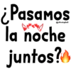 ¿Pasamos la noche juntos? @Vickyfas
