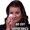 NO SOY
HOMOFOBICA