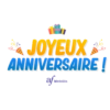JOYEUX
ANNIVERSAIRE!
af
edellín