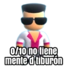 0/10 no tiene
mente d tiburón