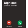 Dignidad Llamada entrante Rechazar Aceptar