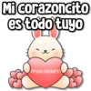 Mi corazoncito es todo tuyo @rose.stickers1