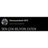 Ramazanderki DPÜ
@ramazanderki
SEN ÇOK BİLİYON ZATEN