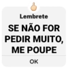 LEMBRETE PRA VC 😁😜 10