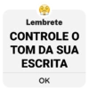 LEMBRETE PRA VC 😁😜 11