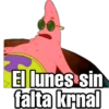 El lunes sin
falta krnal