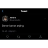 Jendra @juanjendra Tweet Bener bener anjing 09.37 06/03/21 27