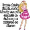 Como duele
fingir, estar
bien y sonreír,
cuando lo
único que
quieres es
dinero
@paraguayita-01